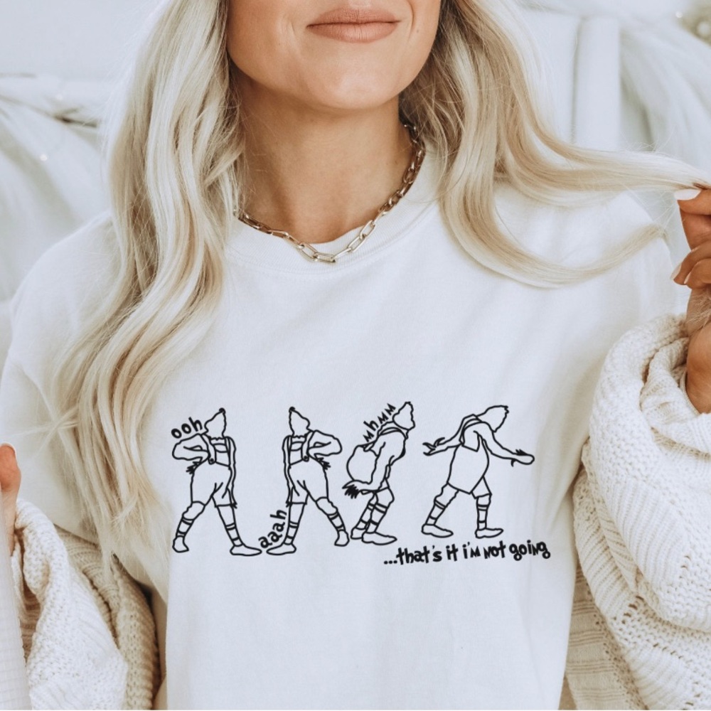 NWOT Grinch Christmas That’s It I’m Not Going Tee Shirt